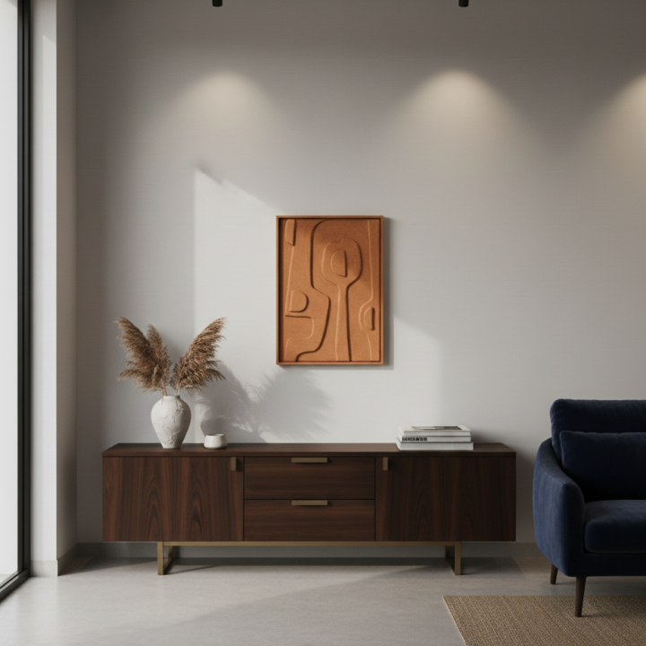 Modern textured wall art