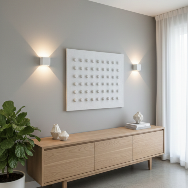 Modern textured wall art