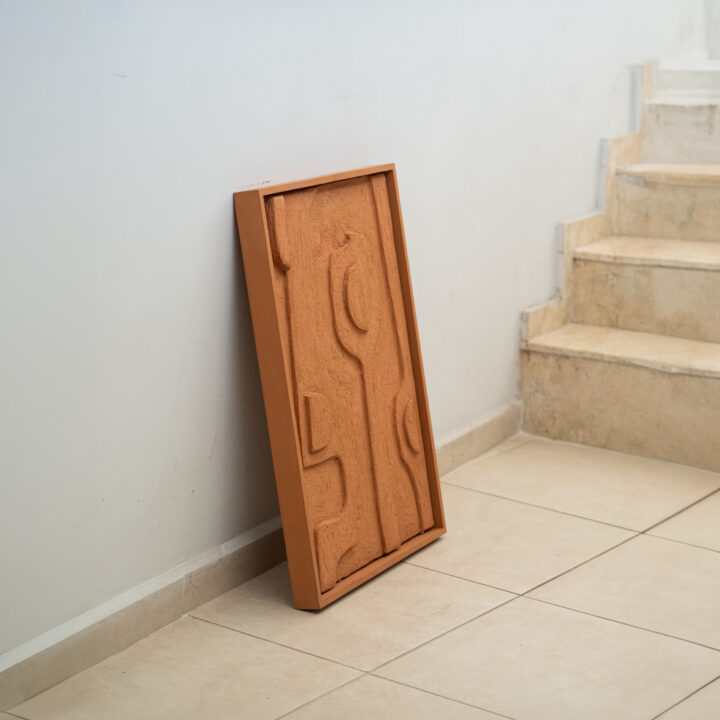 Handmade plaster painting