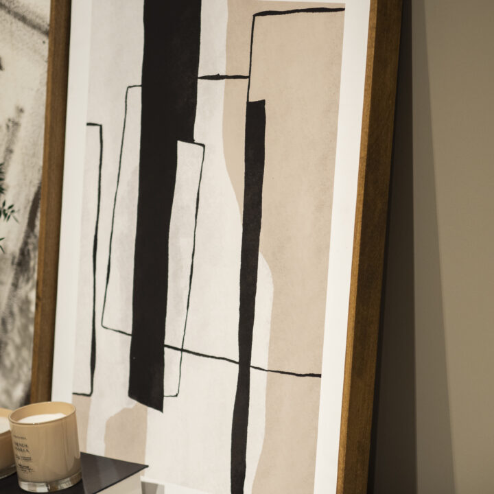 Handmade textured plaster relief artwork by Studio Nobis