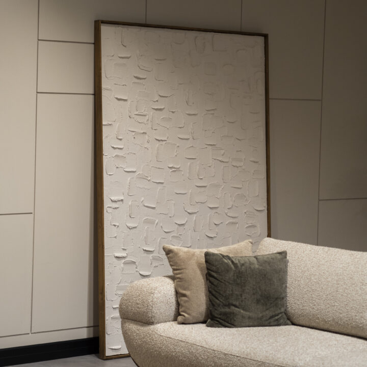 Textured Wall Art for Modern Living Room - Structured Series