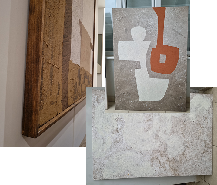 Textured Wall Art for Modern Living Room