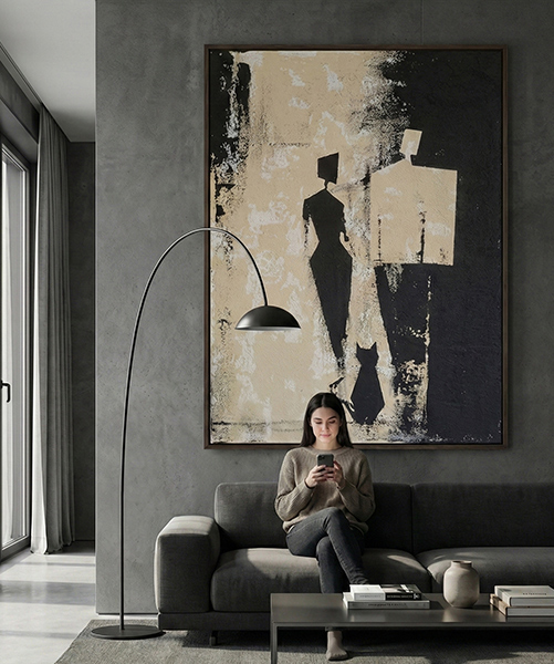 Textured Wall Art for Modern House interior decor