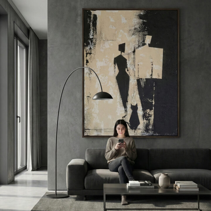 Textured Wall Art for Modern House interior decor