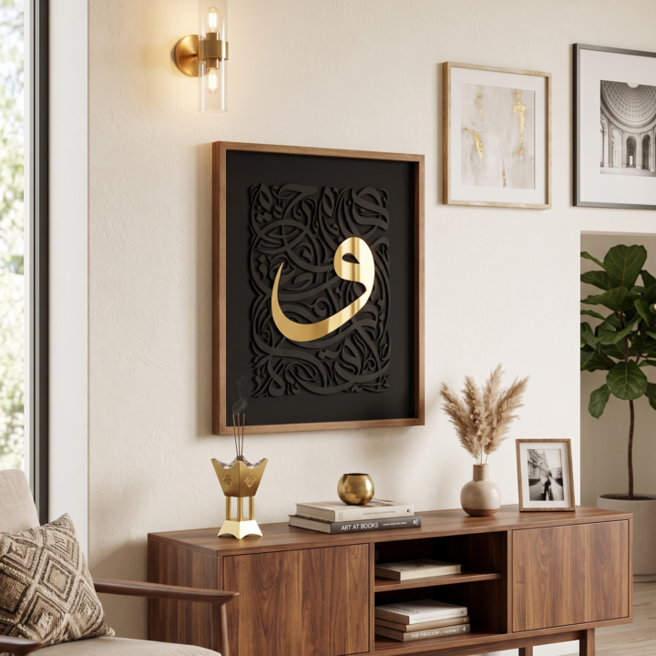 Modern minimalist relief painting for living room decoration